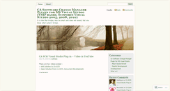 Desktop Screenshot of cascmpluginforvisualstudio.wordpress.com