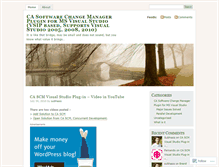 Tablet Screenshot of cascmpluginforvisualstudio.wordpress.com