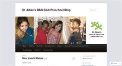 Desktop Screenshot of albanspreschool.wordpress.com