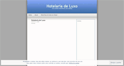 Desktop Screenshot of hotelariadeluxo.wordpress.com