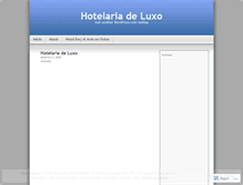 Tablet Screenshot of hotelariadeluxo.wordpress.com