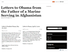 Tablet Screenshot of dadmarine.wordpress.com