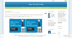 Desktop Screenshot of pilateyourbody.wordpress.com
