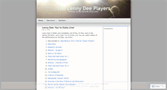 Desktop Screenshot of lennydee.wordpress.com