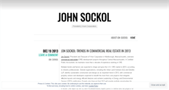 Desktop Screenshot of jonsockol.wordpress.com