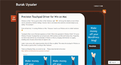 Desktop Screenshot of burakuysaler.wordpress.com