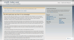 Desktop Screenshot of creditmakeover.wordpress.com