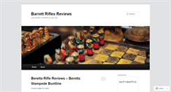 Desktop Screenshot of barrettriflesreviews.wordpress.com