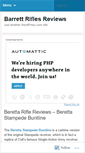 Mobile Screenshot of barrettriflesreviews.wordpress.com