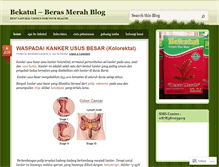 Tablet Screenshot of bekatulberasmerah.wordpress.com