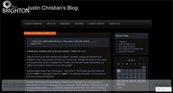 Desktop Screenshot of justinchristian.wordpress.com
