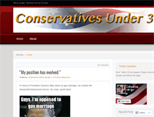 Tablet Screenshot of conservativesunder30.wordpress.com