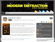 Tablet Screenshot of moderndistraction.wordpress.com