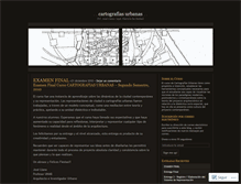 Tablet Screenshot of cartografiasurbanas09.wordpress.com