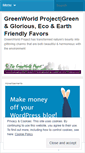 Mobile Screenshot of greenworldproject.wordpress.com