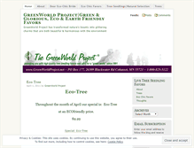 Tablet Screenshot of greenworldproject.wordpress.com