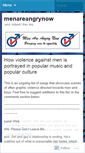 Mobile Screenshot of menareangrynow.wordpress.com