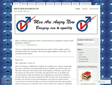 Tablet Screenshot of menareangrynow.wordpress.com