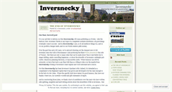 Desktop Screenshot of inversnecky.wordpress.com