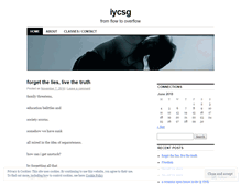 Tablet Screenshot of iycsg.wordpress.com