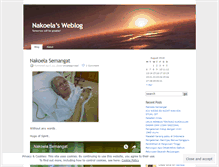 Tablet Screenshot of nakoela.wordpress.com