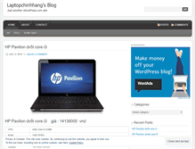 Tablet Screenshot of laptopchinhhang.wordpress.com