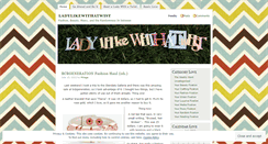 Desktop Screenshot of ladylikewithatwist.wordpress.com