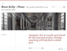 Tablet Screenshot of briankellypiano.wordpress.com