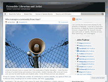 Tablet Screenshot of johnfudrow.wordpress.com