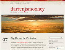 Tablet Screenshot of darrenjsmooney.wordpress.com
