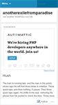 Mobile Screenshot of anotherexilefromparadise.wordpress.com