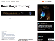 Tablet Screenshot of ibnumariam.wordpress.com