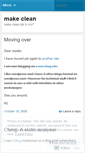 Mobile Screenshot of makeclean.wordpress.com