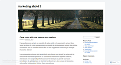 Desktop Screenshot of marketingahold2.wordpress.com