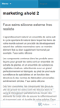 Mobile Screenshot of marketingahold2.wordpress.com