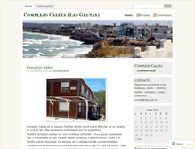 Tablet Screenshot of complejocaleta.wordpress.com