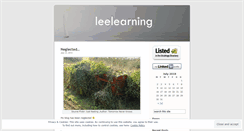 Desktop Screenshot of leelearning.wordpress.com