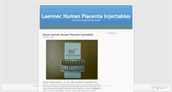 Desktop Screenshot of laennec.wordpress.com