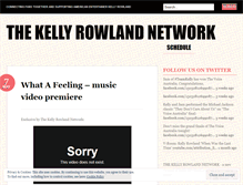 Tablet Screenshot of kellyrowlandnet.wordpress.com
