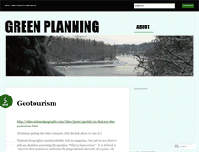 Tablet Screenshot of greenplanning.wordpress.com