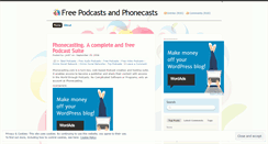 Desktop Screenshot of freepodcasts.wordpress.com