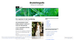 Desktop Screenshot of bruidsfotografie.wordpress.com