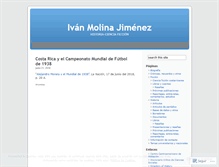 Tablet Screenshot of ivanmolinajimenez.wordpress.com