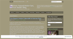 Desktop Screenshot of homeinsteadftsmith.wordpress.com