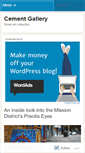 Mobile Screenshot of cementgallery.wordpress.com