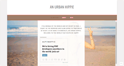 Desktop Screenshot of anurbanhippie.wordpress.com