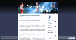 Desktop Screenshot of imagesdance.wordpress.com