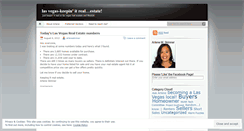 Desktop Screenshot of lasvegaskeepinitrealestate.wordpress.com