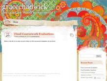 Tablet Screenshot of gracechadwick.wordpress.com