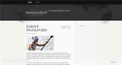 Desktop Screenshot of kirstywoolford.wordpress.com